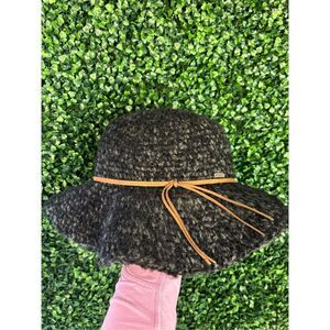 PISTIL GRAY WOOL WIDE BRIM HAT